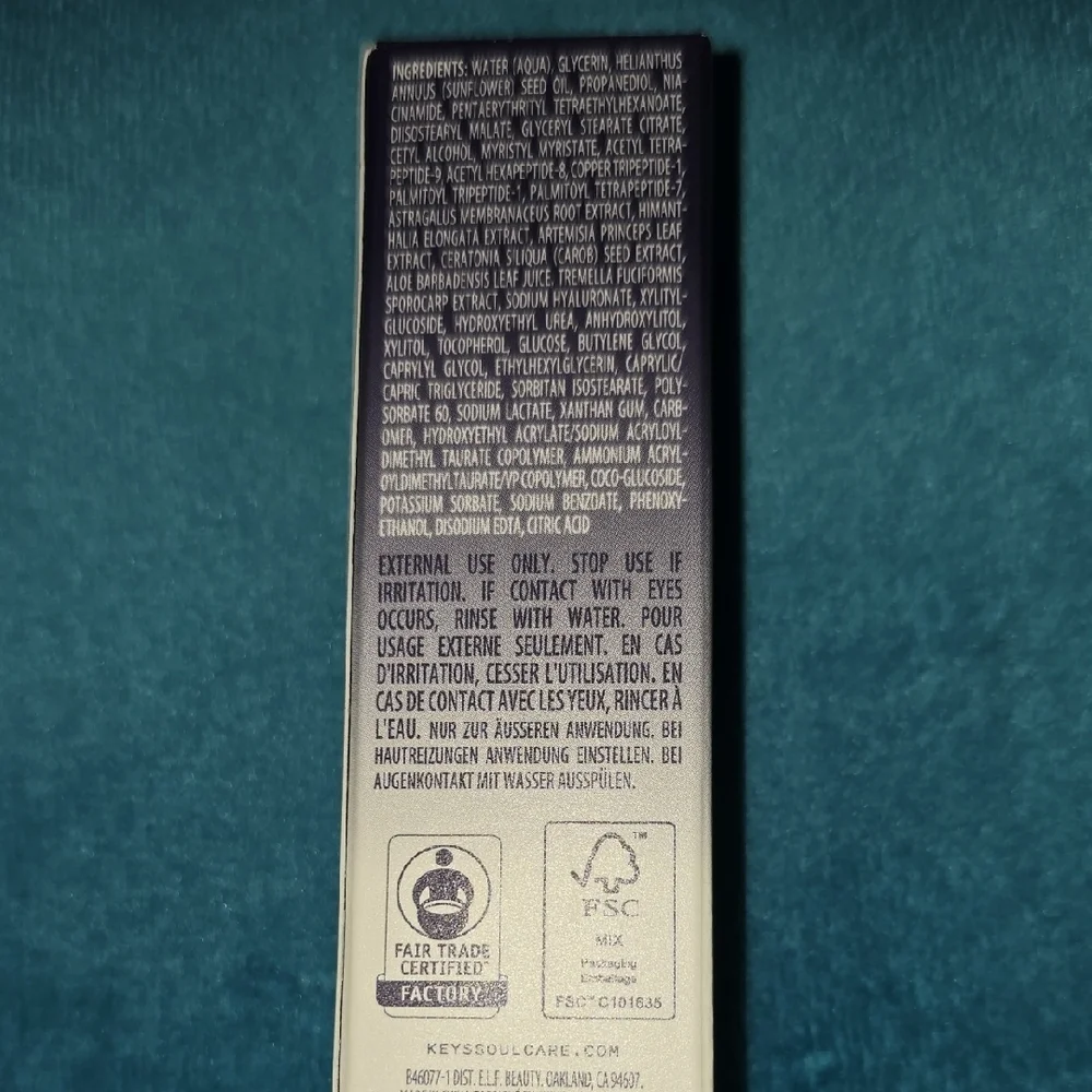 Keys Soulcare Firm Belief Peptide Cream - Purple and White